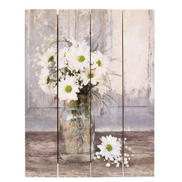 Farmhouse Floral Pallet Art - The Fox Decor